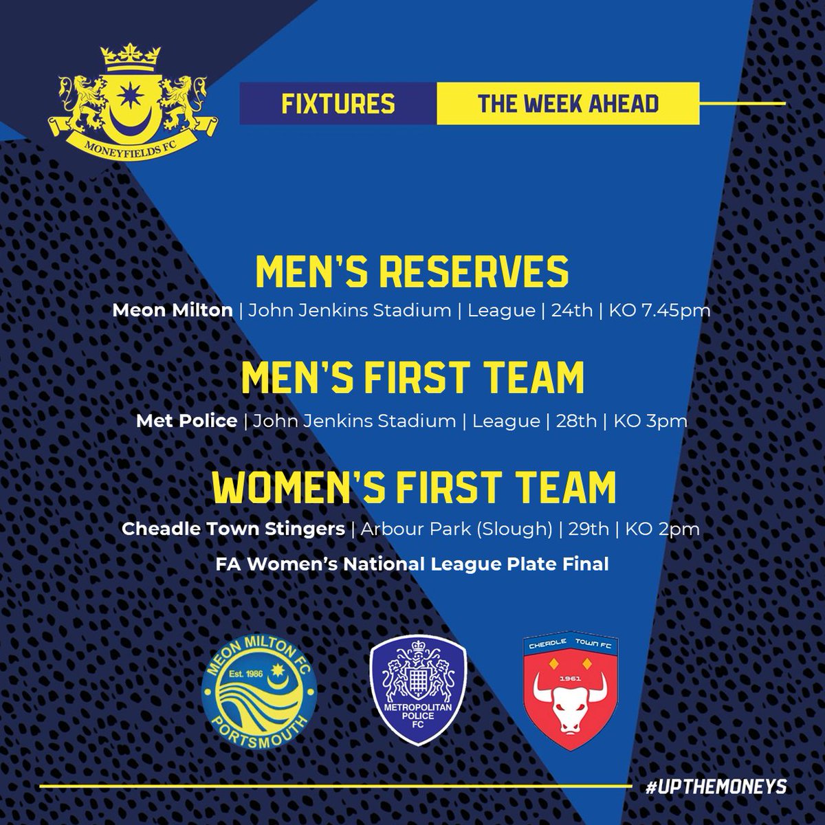 Moneyfields FC tweet media