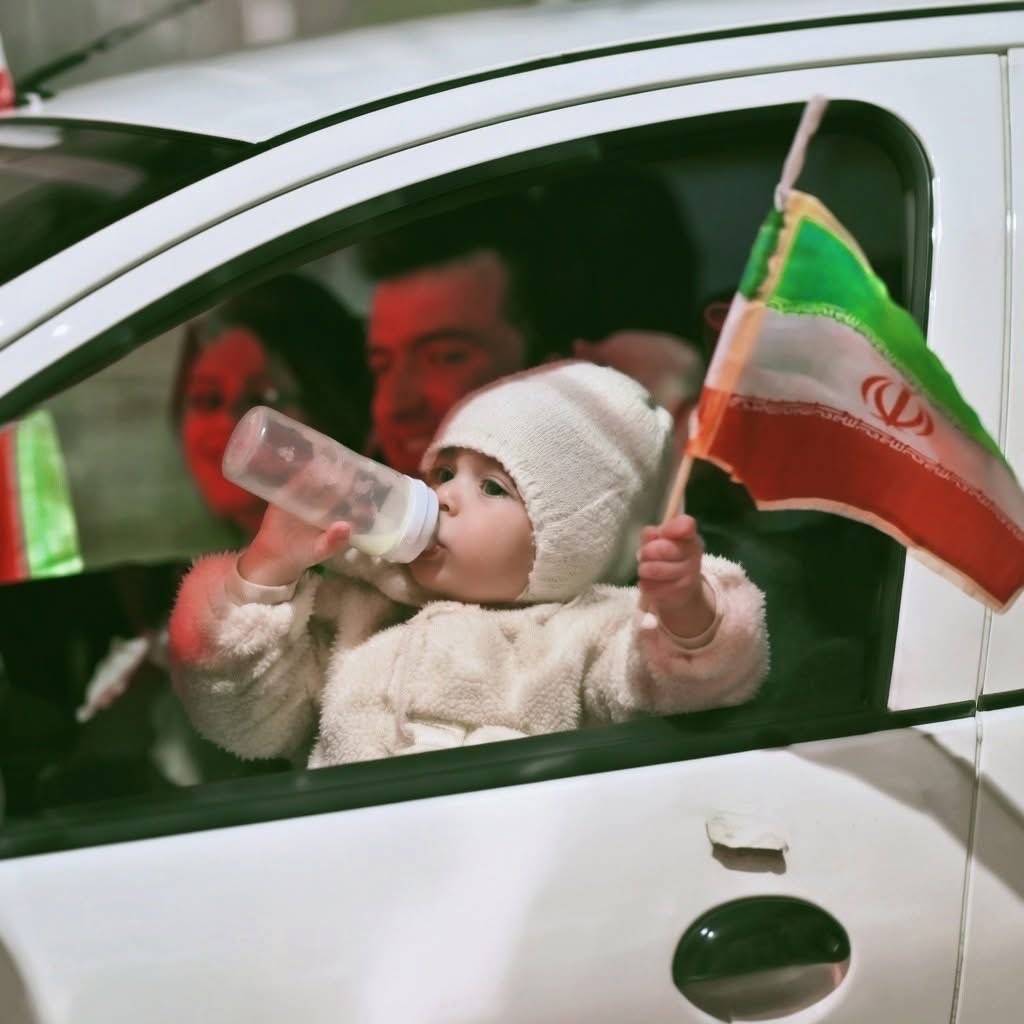 This is the Picture of the Year. ✌️
More power to the brave Iranian Hussaini people. 🇮🇷❤️
#IranWar‌