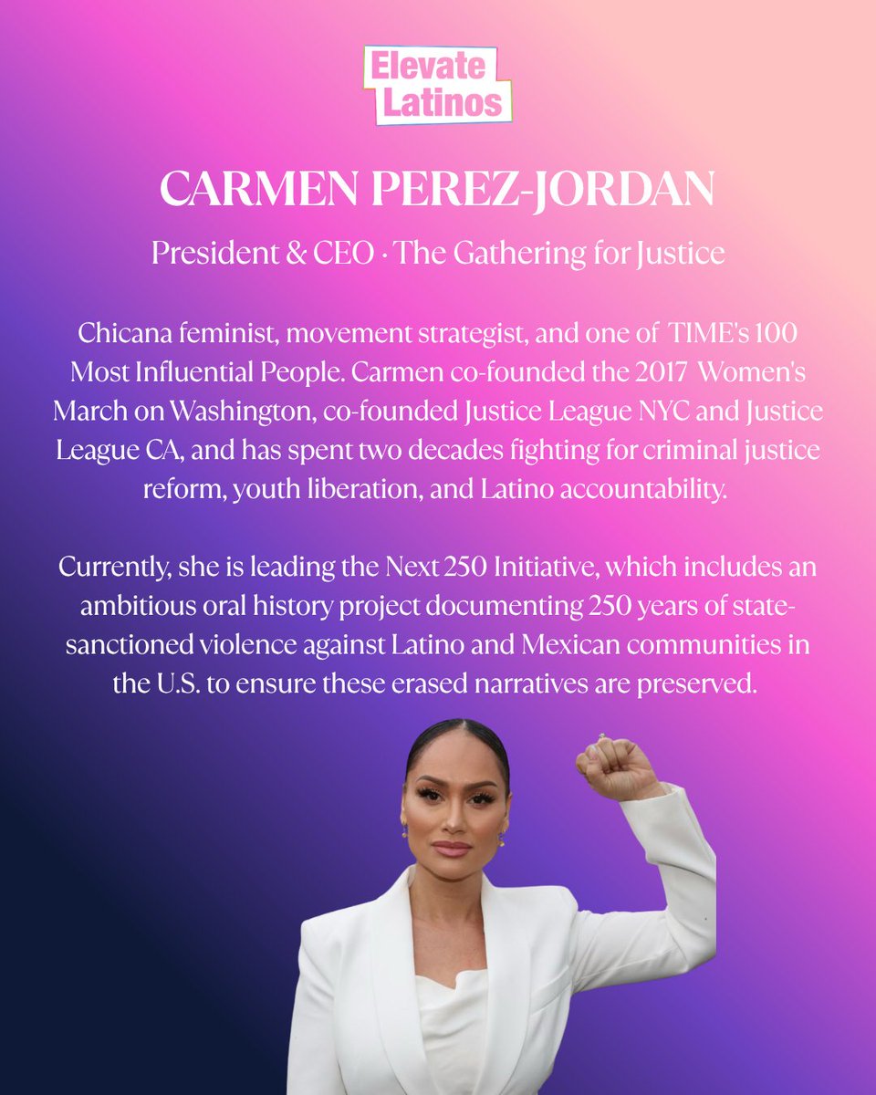 ElevateLatinos's tweet image. Influential Latino Leaders to Follow PT.2 #Latinos #LeadershipMatters #whotofollow #elevatelatinos