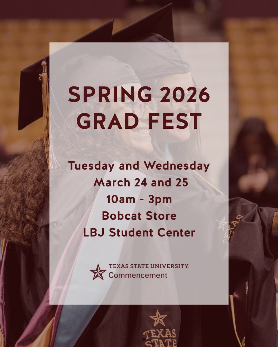 TXST_Commencement tweet media