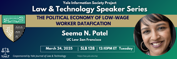 The Information Society Project tweet media