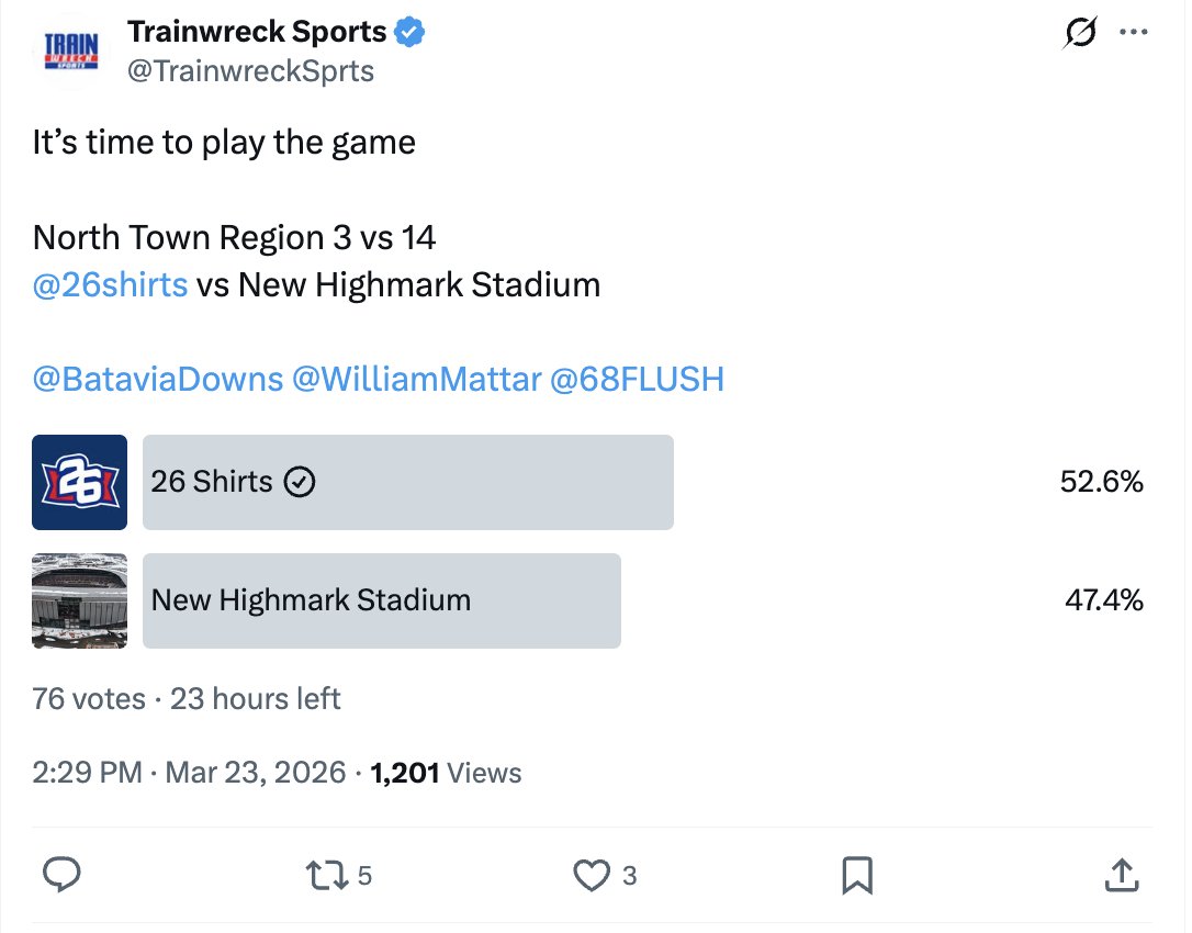 26 Shirts tweet media