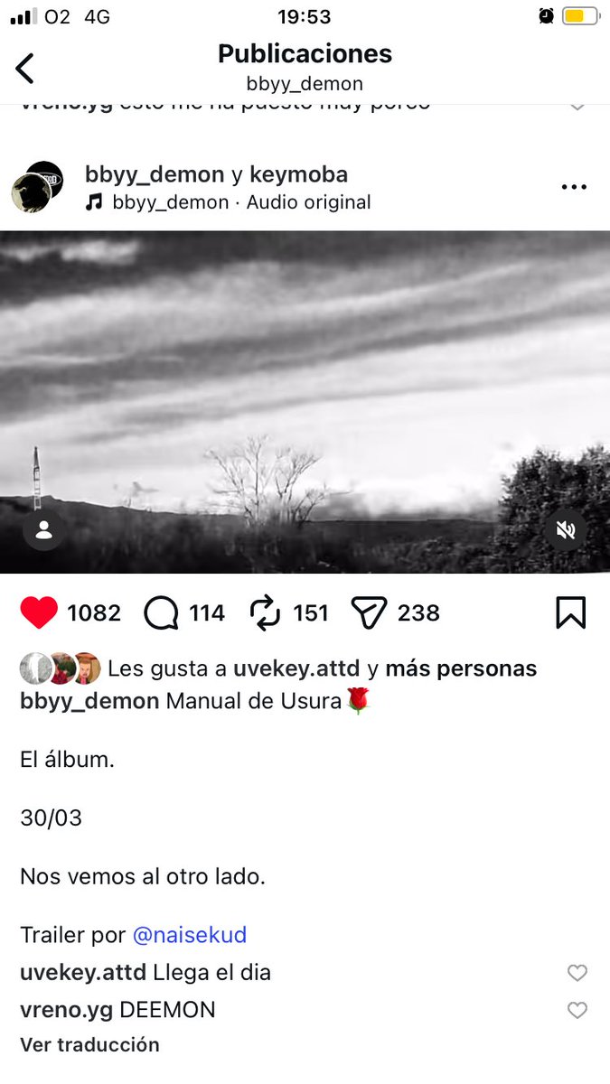 Este álbum va a ser un antes y un después en mi vida lo presiento
