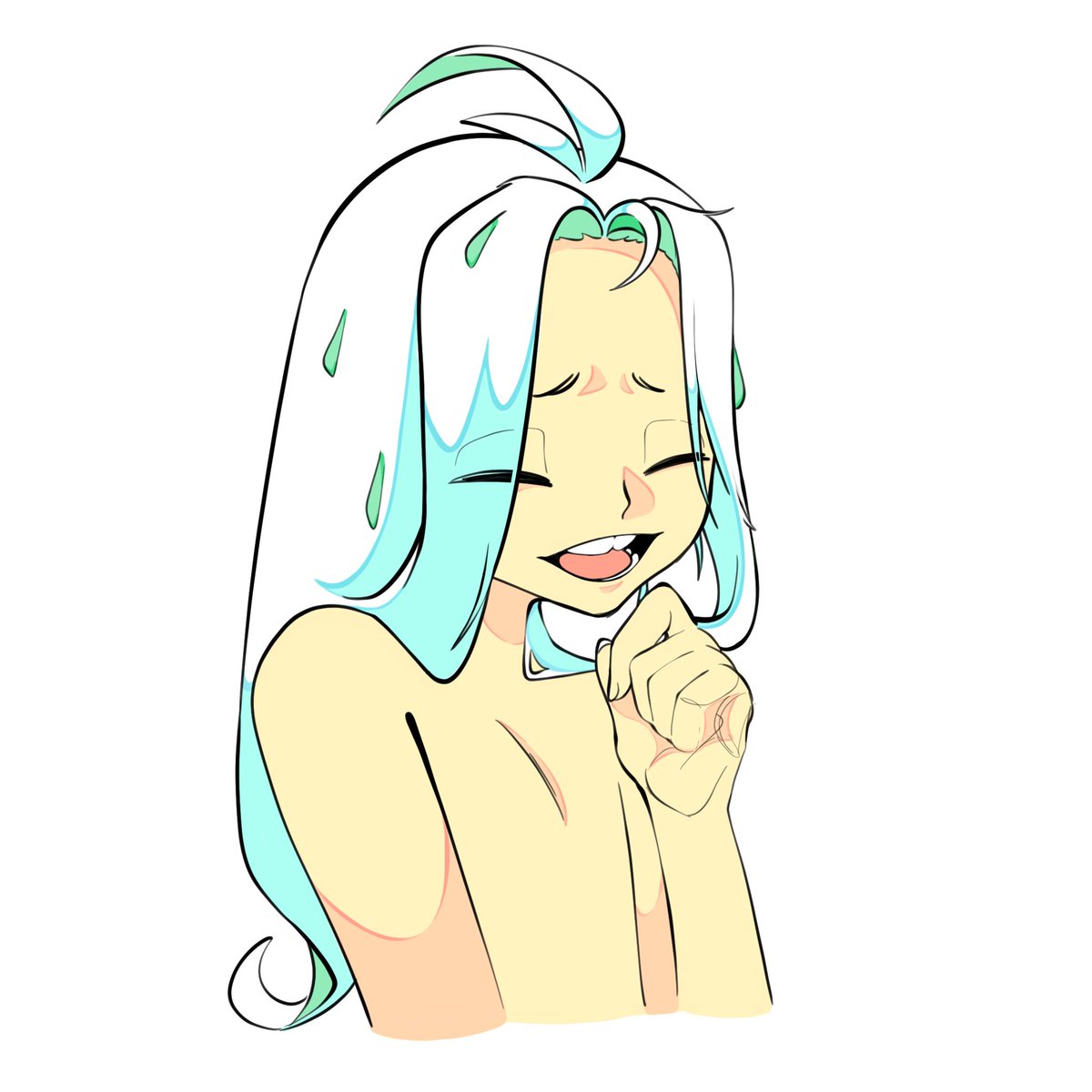 kix_mm's tweet photo. Fresh sketch, based on the emoji: 😄 https://t.co/V6ohZUGxMv