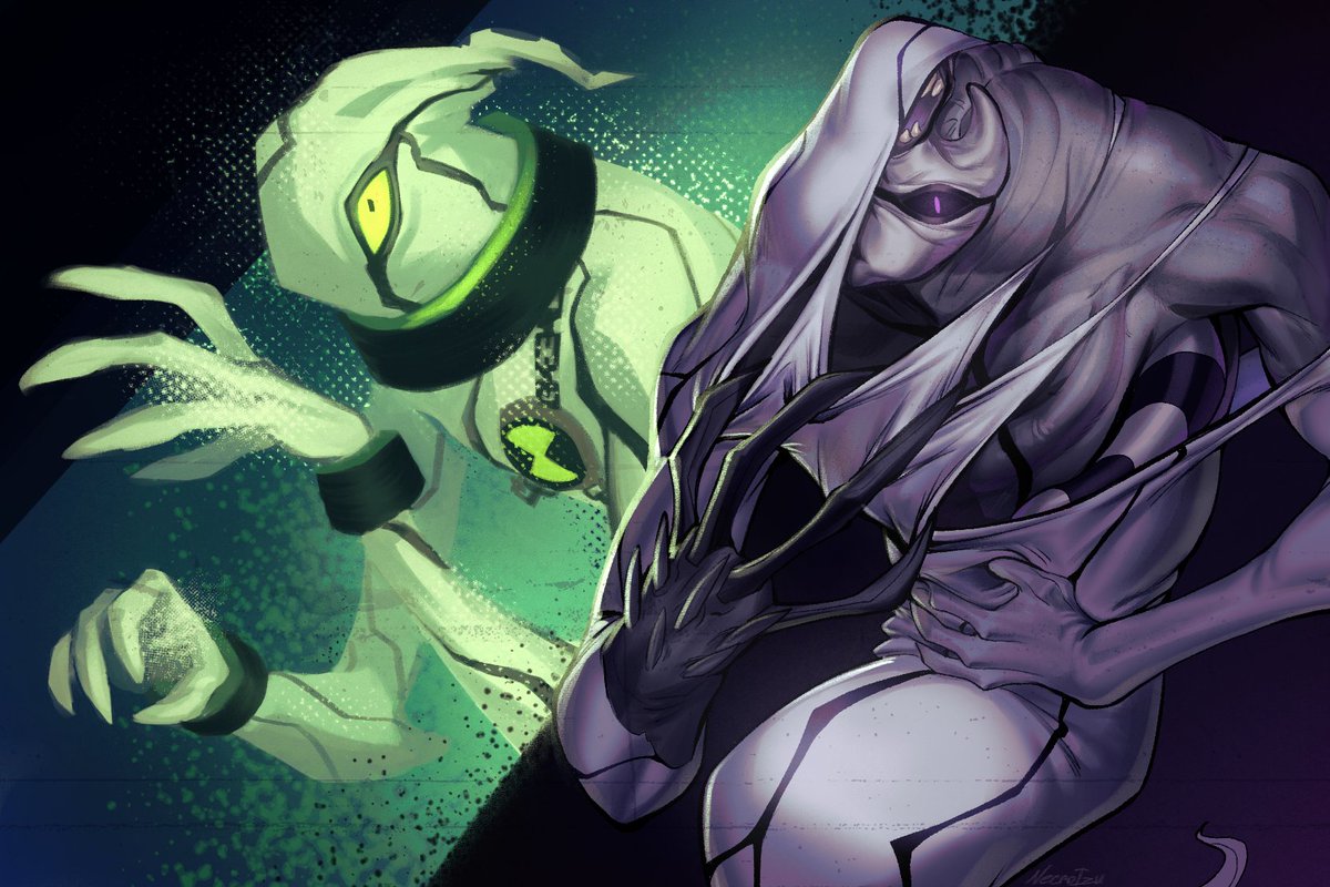 Ghostfreaks
#Ben10

Really wanted to draw both designs, so decided to put them together in one work :d