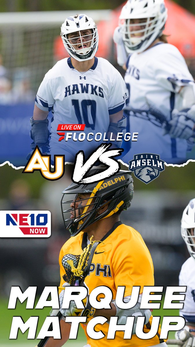TheNortheast10's tweet photo. 𝐌𝐀𝐑𝐐𝐔𝐄𝐄 𝐌𝐀𝐓𝐂𝐇𝐔𝐏

Two of the best teams in the country ... from the best conference in the country.  Let's do this.

📺($): https://t.co/EuBspyf5LW

#NE10EMBRACE I #NCAAD2 I #D2WLAX https://t.co/zyzqWJDe1S