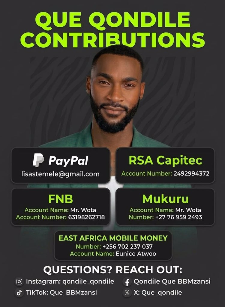 Que #BBMzansiS6 tweet media