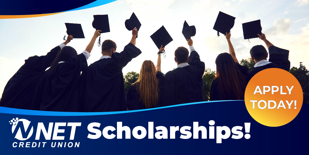Don't miss your last chance to apply for our 2026 Scholarships. Deadline to apply is Tuesday, March 31st.🎓

Please see all requirements and application here: netcreditunion.com/scholarship/

Contact marketing@netcreditunion.com with all scholarship questions.

#bankonnet
