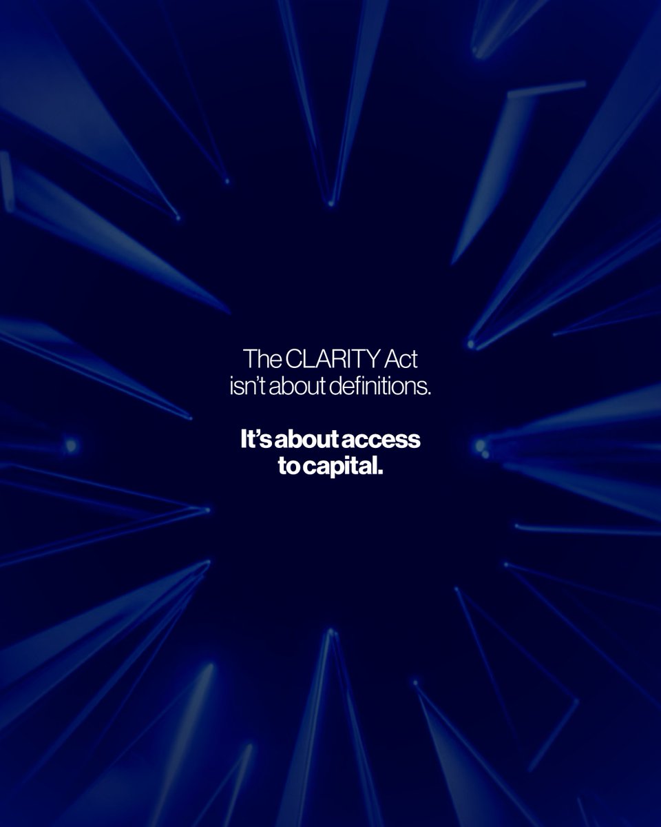 bloconnect_'s tweet photo. People are missing the CLARITY Act.

It’s not about definitions. It’s about who can finally buy. If a token is classified as a digital commodity,
Wall Street can touch it.

That removes the biggest barrier to altcoins:
uncertainty. Capital doesn’t follow hype.
It follows clarity. https://t.co/eQ9Nm9FUmM