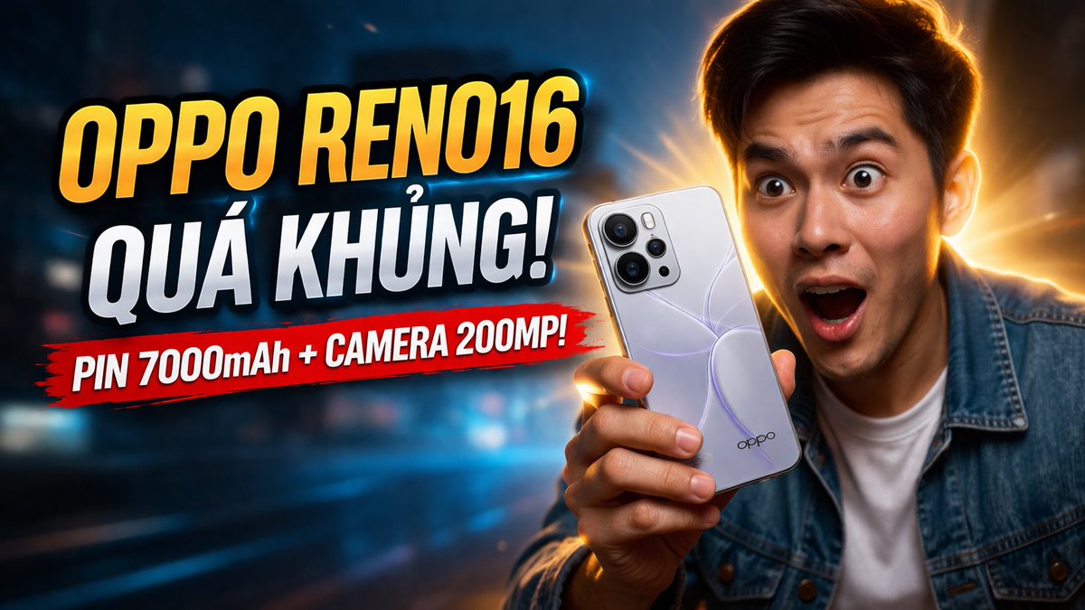 QueenMobileNet's tweet image. 𝐎𝐏𝐏𝐎 𝐑𝐞𝐧𝐨16 – Flagship tầm trung 2026 với pin 7000mAh, camera 200MP và hiệu năng Dimensity 8500 🌿🤔

#OPPOReno16 #Reno16 #Smartphone2026 #Dimensity8500 #Pin7000mAh #Camera200MP #AMOLED120Hz #