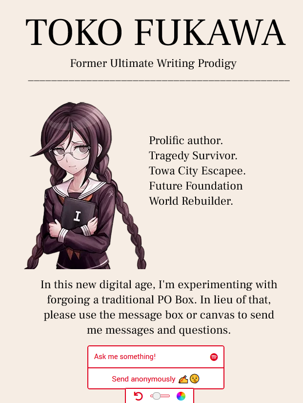Toko Fukawa tweet media