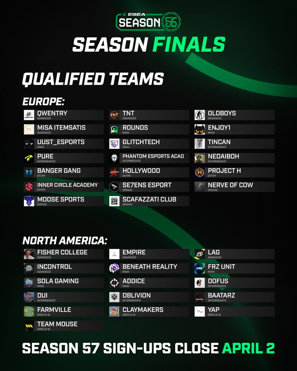 ESEA League tweet media