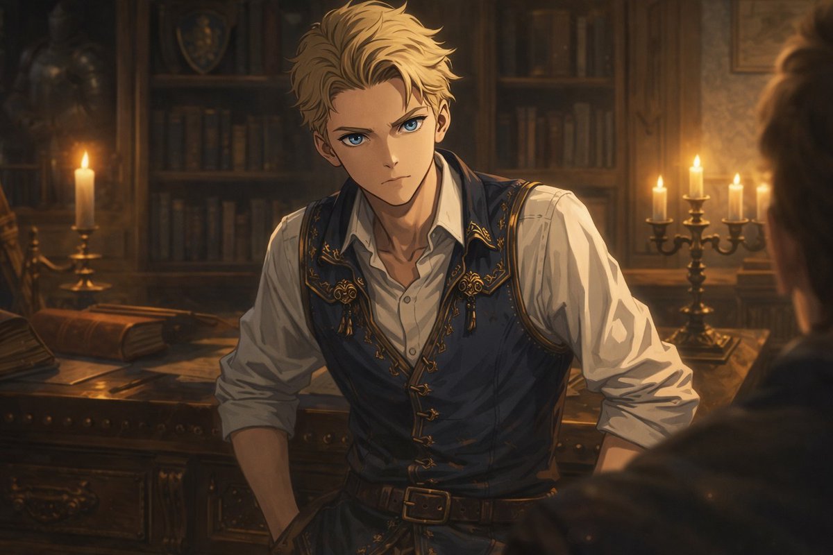 Lerith64's tweet photo. "Gadramei de Derego est jeune. Mais pour un fils cadet, il semble déjà bien certain de ses objectifs. J'ignore si nous devons nous en méfier, mais pour l'heure nous avons besoin d'un mécène... "(Symbaroum)
#roleplay #oc #CreativeAI #AIArt https://t.co/Kw3U3OUrOo