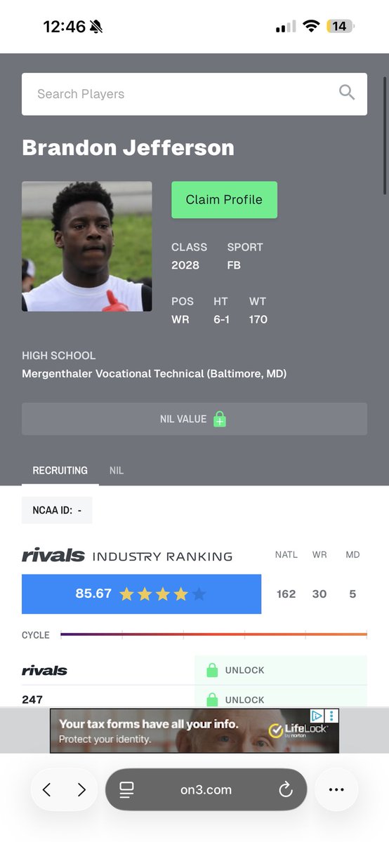 Brandon “ Jeff “ Jefferson tweet media