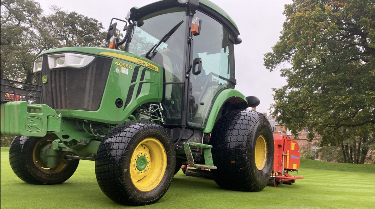 maxstokepark_gc's tweet photo. Great effort today Verti-draining all greens and even managed a couple more fairways. ⛳️
@johndeere 4066R doing the business as always 🚜
https://t.co/pKAjTWZcW1
⛳️🏌️♀️🏌️
#MPGC #MaxstokeParkGC #Warwickshire #golfing #lovegolf https://t.co/sNfFZyLtUT
