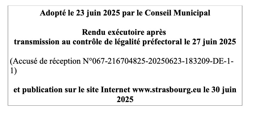 <a href="/RimaHas/">Rima Hassan</a> <a href="/faureolivier/">Olivier Faure</a> Une rapide recherche sur le site de la mairie de Strasbourg révèle que c'est une fake news... le dégel du jumelage avec Ramat Gan a été voté au conseil du municipal du 23 juin 2025 par la résolution n°V-2025-686. Page 1533/1549 tinyurl.com/mtcrt2bz