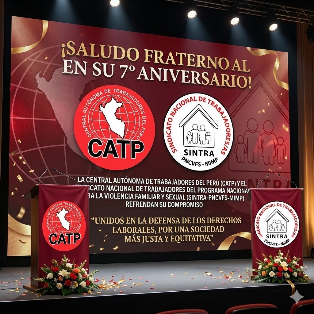 Central Autónoma de Trabajadores del Perú - CATP tweet media