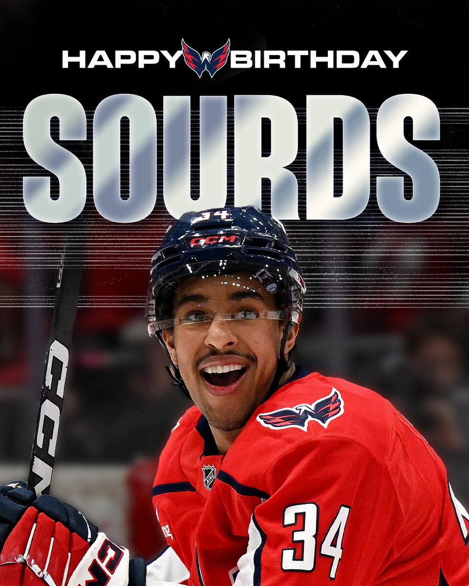 Capitals's tweet photo. Happy Birthday to you, Sourds!
#ALLCAPS https://t.co/1wNyg3pfMa