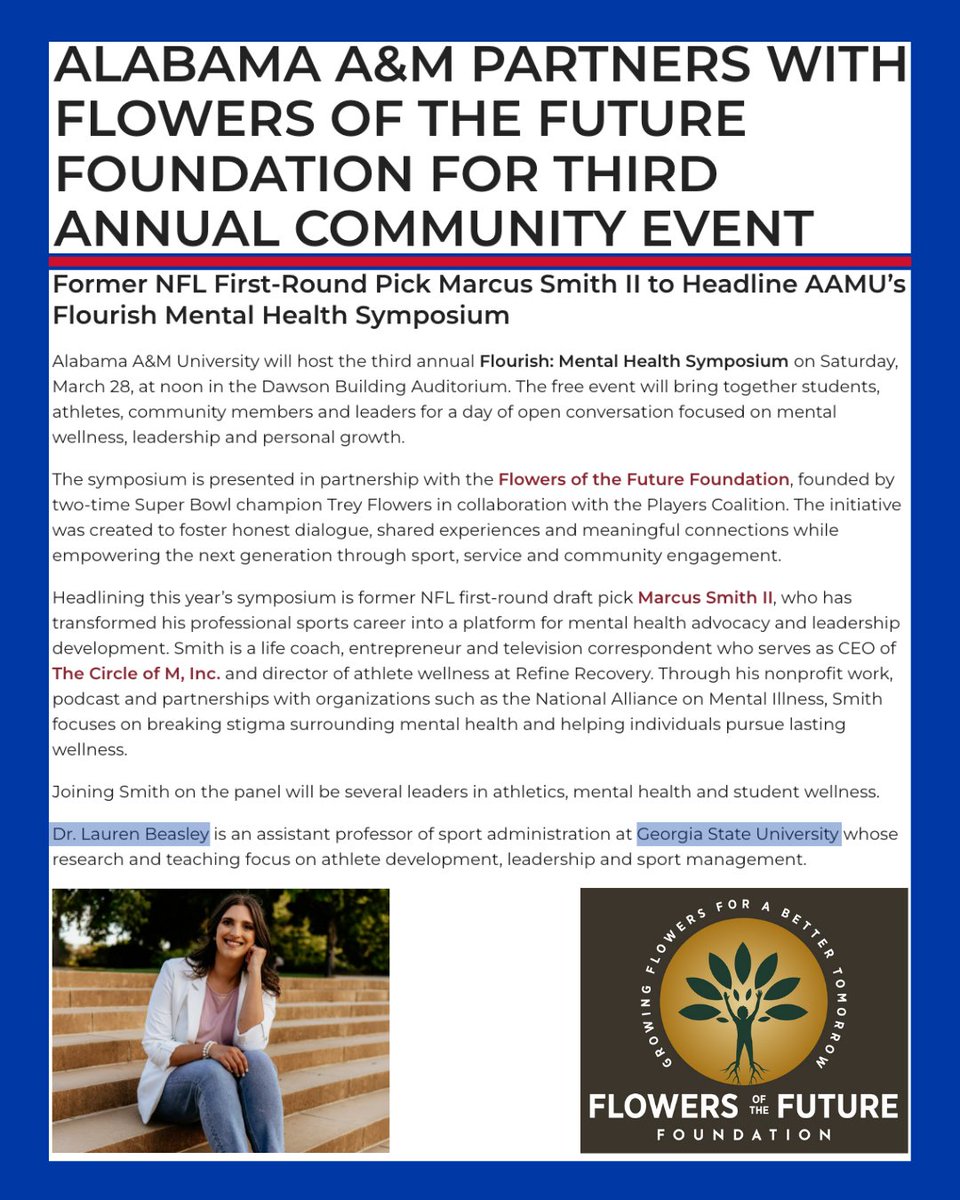 Georgia State Univ. Sport Administration Program tweet media