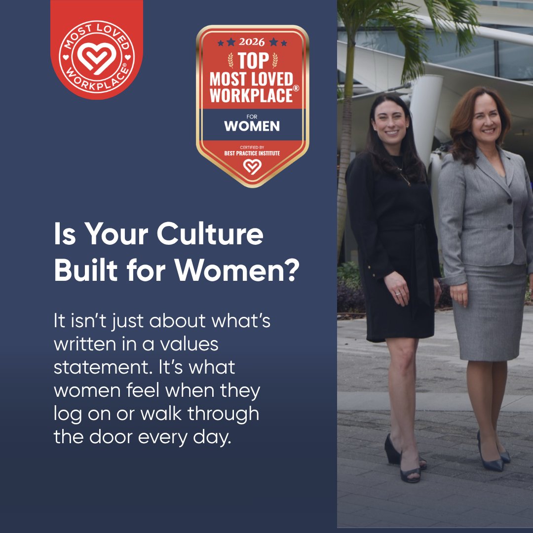 LovedWorkplace's tweet image. Culture isn't a policy. It's what people feel every day.

This Wednesday, @Nicklaus4Kids's culture manager tells us how they built one women genuinely love. Free webinar | March 25 | 12 PM ET

Save your seat: hubs.li/Q047-1Tq0

#CompanyCulture #Belonging #HRCommunity