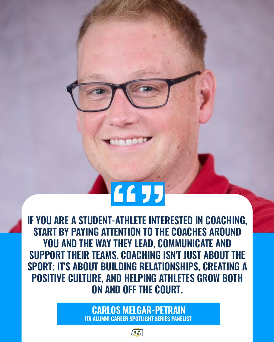ITA_Tennis's tweet photo. Calling All College Tennis Players and Alumni 🗣️

Don't miss out on your chance to connect with four former student-athletes who are excelling in the coaching industry 👏

ℹ️ ITA Alumni Career Spotlight Series x USTA Coaching
🗓️ Thursday, March 26 (7pm ET)
🔗 https://t.co/C9B9xbouPC (Register Now!)

Hear from each of the four panelists on their excitement for this upcoming webinar ➡️

#WeAreCollegeTennis