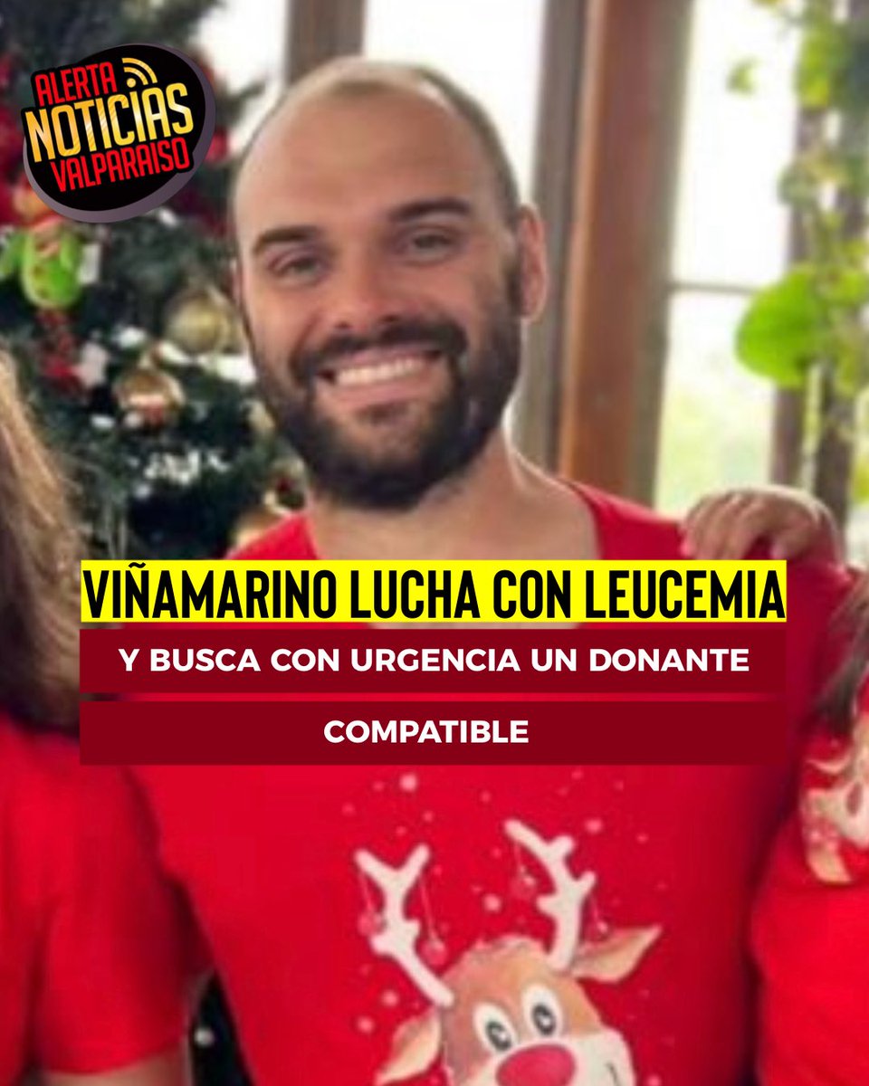 Gonzalo Atlagich (39), padre de dos niños y oriundo de Viña del Mar, enfrenta una leucemia linfoblástica aguda que lo mantiene hospitalizado en Santiago, sometido a tratamiento de quimioterapia y a la espera de una oportunidad que puede cambiarlo todo: encontrar un donante