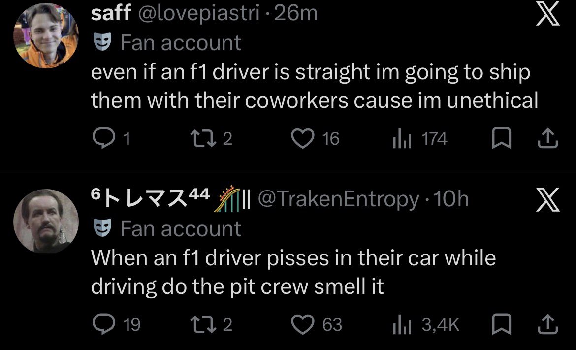 VARMILT0N's tweet photo. tl full of diverse discussion topics regarding f1 as it should be https://t.co/4Lkl9t03yh