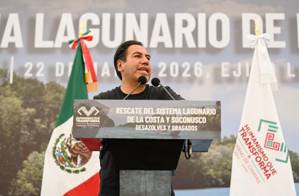 Inicia #Chiapas  rescate lagunario: inversión urgente de desazolve y dragado para recuperar esteros y reactivar la productividad pesquera.  El gobernador Eduardo Ramírez Aguilar, comprometió con el sector pesquero una inversión anual de 200 mdp.
notipesca.com/chiapas-inicia…