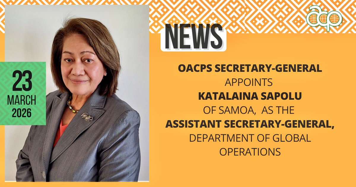 OACPS Secretariat tweet media
