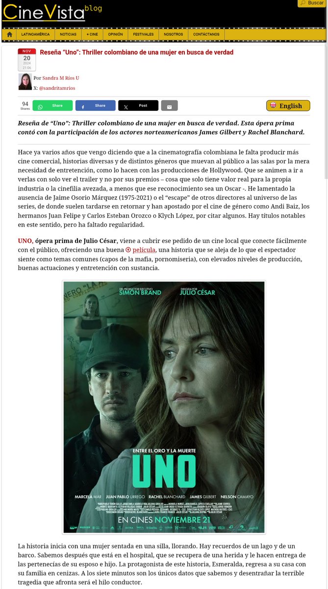 Sandra M. Ríos 📝🎬🍉 tweet media