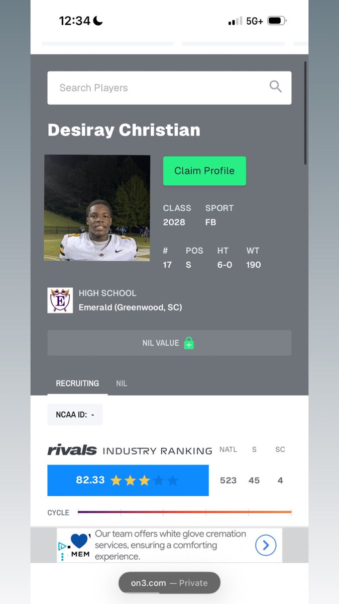 Desiray Christian 2028 tweet media