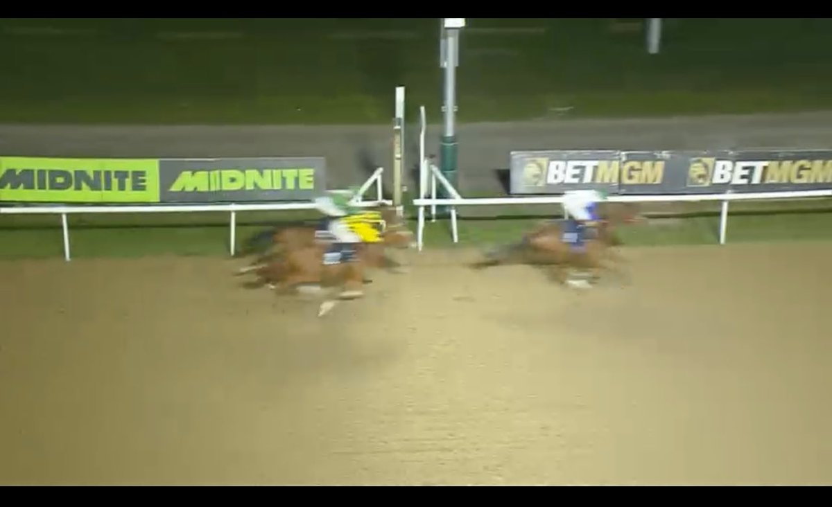 TYLERRIX's tweet photo. How far is the winnning distance @MCYeeehaaa ? The bookies boosting Hard To Believe to win by 2L or more then call this as a loser… mugging punters off with the BHA left right and centre and no one doing anything about. The second pic is an official 2l win last week.. https://t.co/c5jHxIxphX