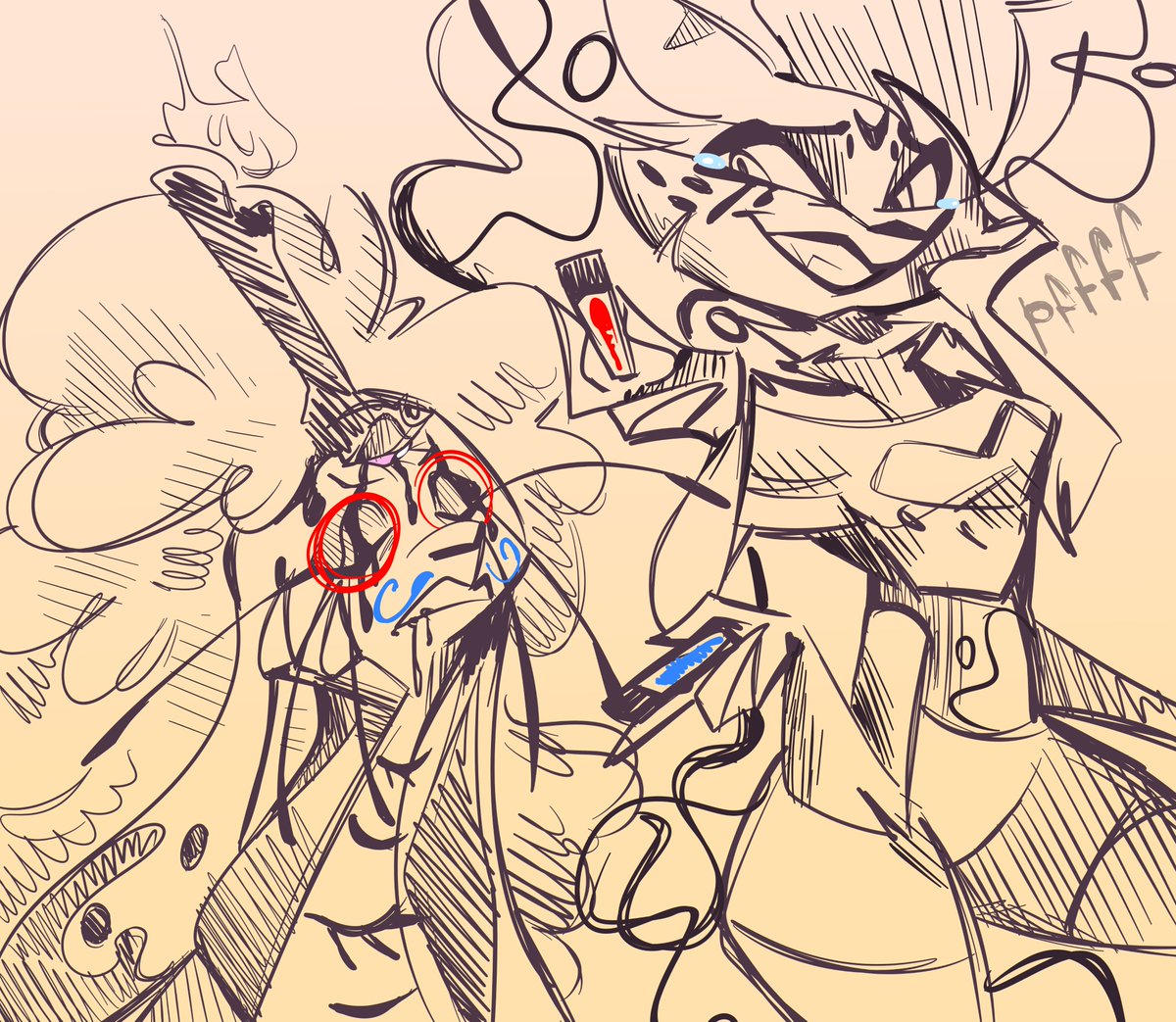 she decided to take advantage of the situation (but there are always eyes that look)
#HelluvaBossBeelzebub #HelluvaBossBelphegor #Beelzebub #Belphegor