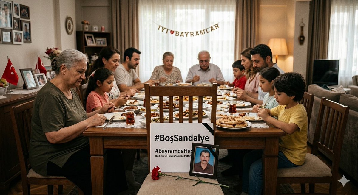 Bayramın tadı hasretle karıştı. #BoşSandalye