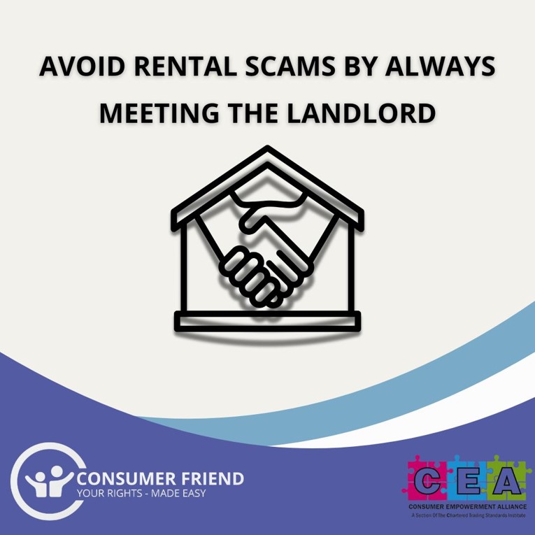 DenbighshireTr1's tweet image. 🚨 Beware of rental scams.
Avoid upfront payments, insist on meeting the landlord in person, and always verify property details.
Stay safe out there!
#ScamAware #RentalScams #MeetTheLandlord