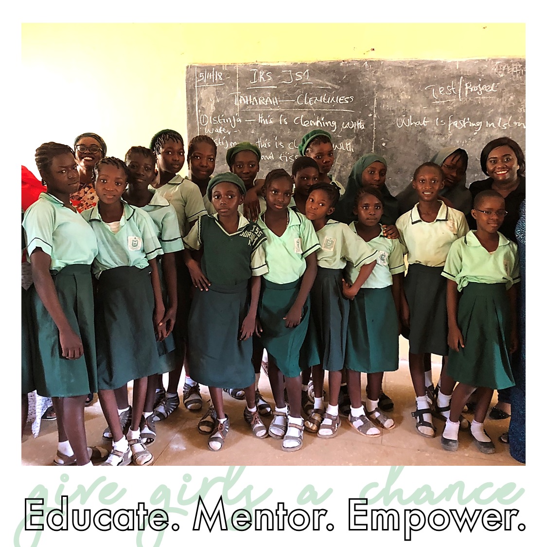 Every girl deserves the chance to learn, grow, and thrive.

Since 2016, Give Girls A Chance (GGAC) has been committed to increasing young girls’ access to quality education in Nigeria.