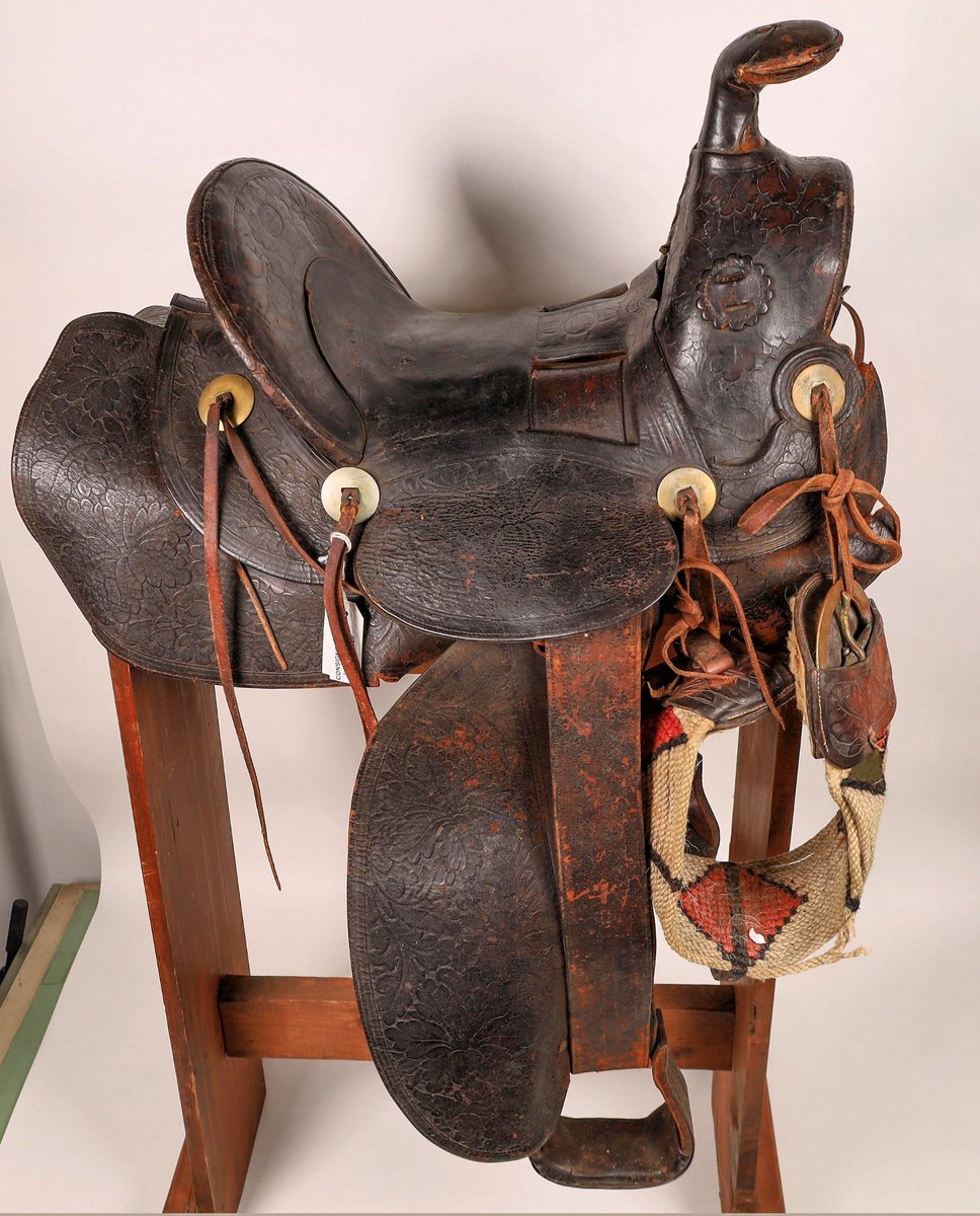 bob_brooke's tweet image. The #saddle is by far the most recognizable #collectible of the #OldWest. Custom made for each #cowboy, it became not only his prime asset but his stock in trade. Learn more at
facebook.com/antiquesandmor…