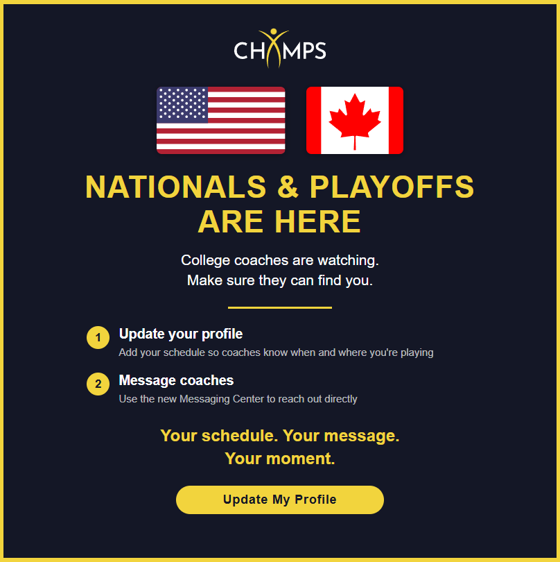 Champs App tweet media