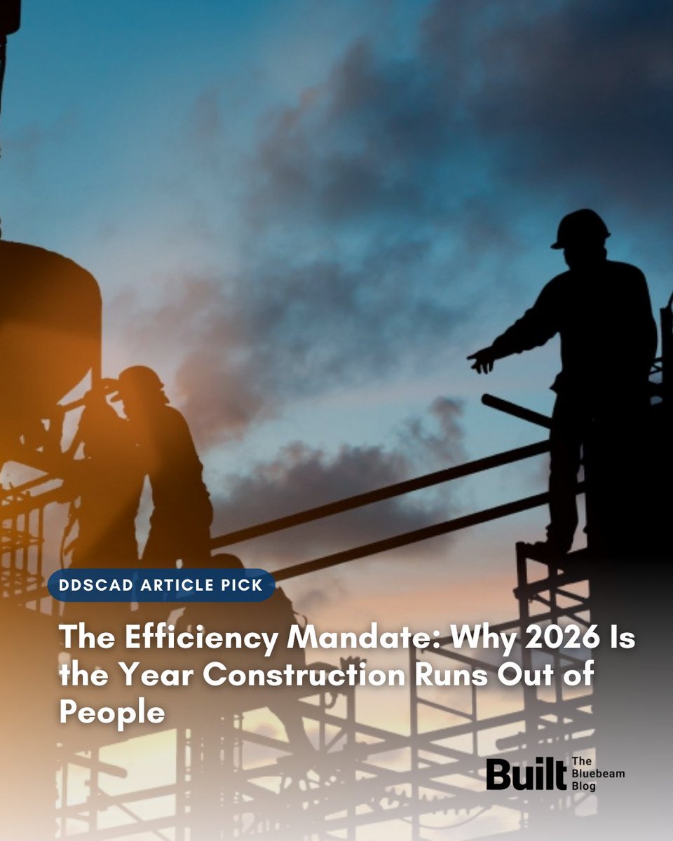 As megaprojects surge and the workforce thins, builders will have to create capacity through efficiency, not headcount. 

Read more: bit.ly/4lMEYDz