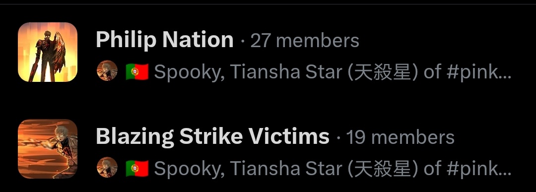 🇵🇹 Spooky, Tiansha Star (天殺星) of #pinkytwt tweet media