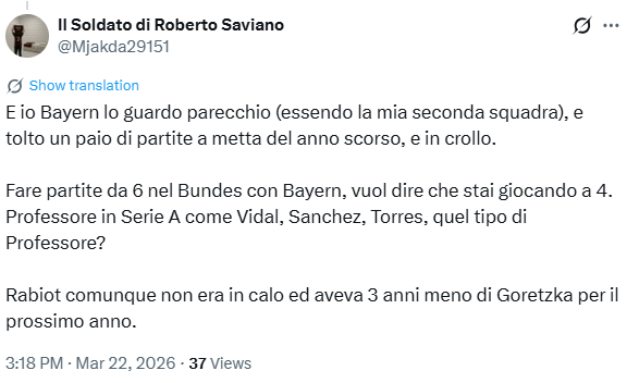 Il Soldato di Roberto Saviano tweet media