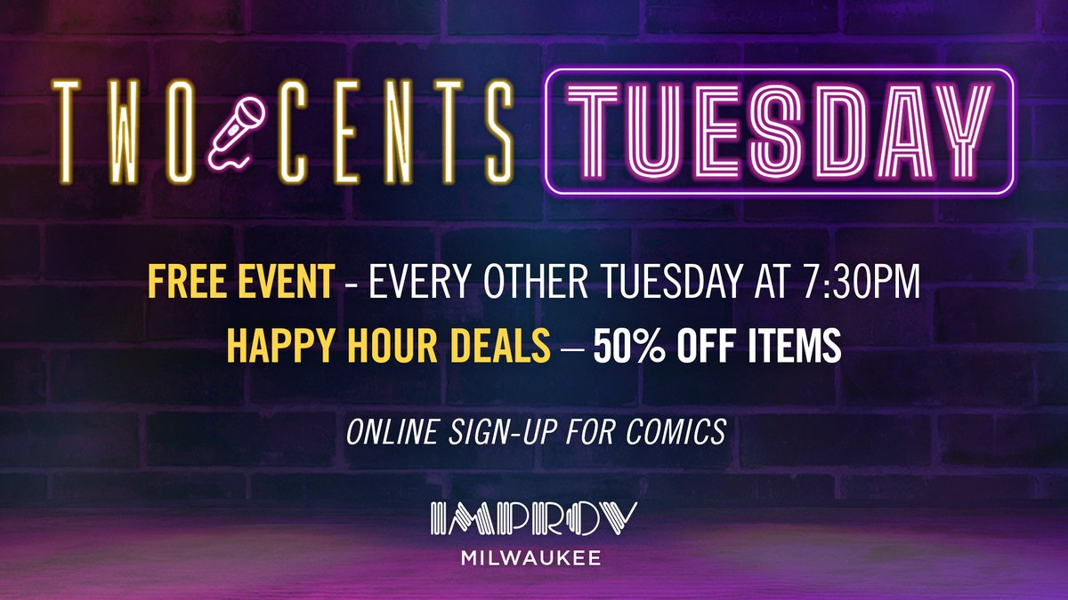 Milwaukee Improv tweet media