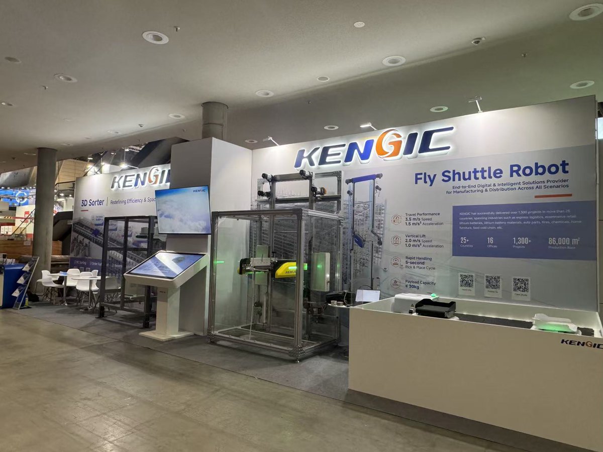 KENGICLOGISTICS's tweet photo. #KENGICExhibition TOMORROW is the big day! 🎉 The #KENGIC team has fully prepared!
Our booth is set up, the machines are powered on, and we can’t wait to welcome you to #LogiMAT2026 tomorrow morning.
Find us here: Hall 1, Booth 1D74 (Messe Stuttgart)
#LogiMAT #ASRS #automation https://t.co/J4yCd7OAnZ