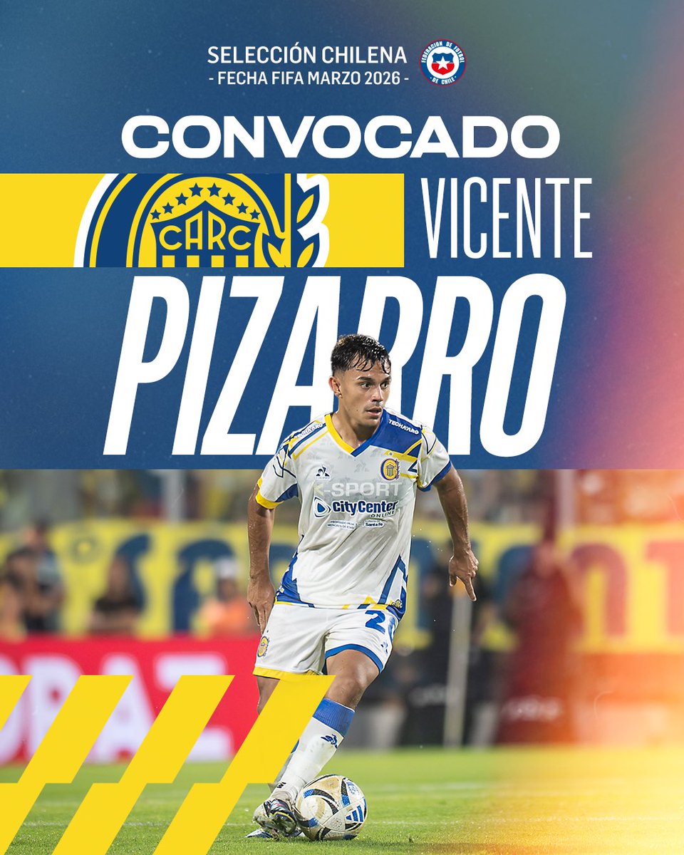#CanallasDeSelección | 🇨🇱🇺🇦 ¡Vicente Pizarro a la Selección Chilena!

El mediocampista fue convocado para disputar los amistosos de La Roja ante Cabo Verde y Nueva Zelanda.

¡Felicitaciones, Vicho! 💪🏼