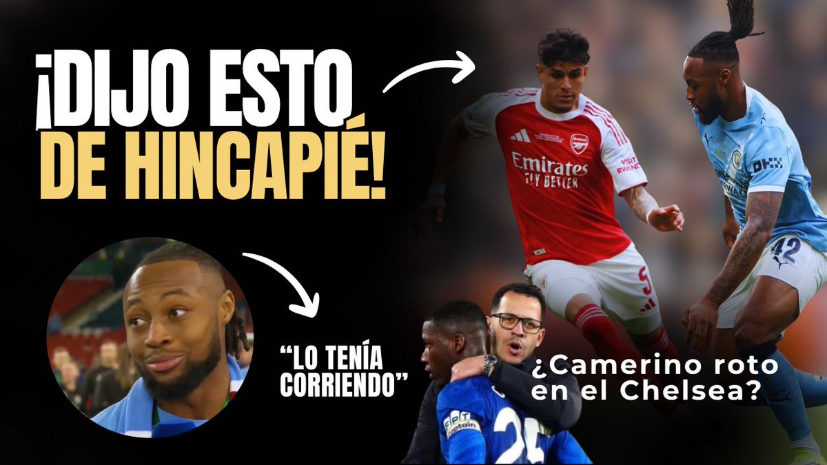 ¡Esto dijo Semenyo de Piero Hincapié! ¿Mal día para el ecuatoriano? Arsenal vs Manchester City. ¿Camerino roto en el Chelsea de Moisés Caicedo?. Harto Shocolàt 🇪🇨 youtu.be/FEJi8gGIYw8