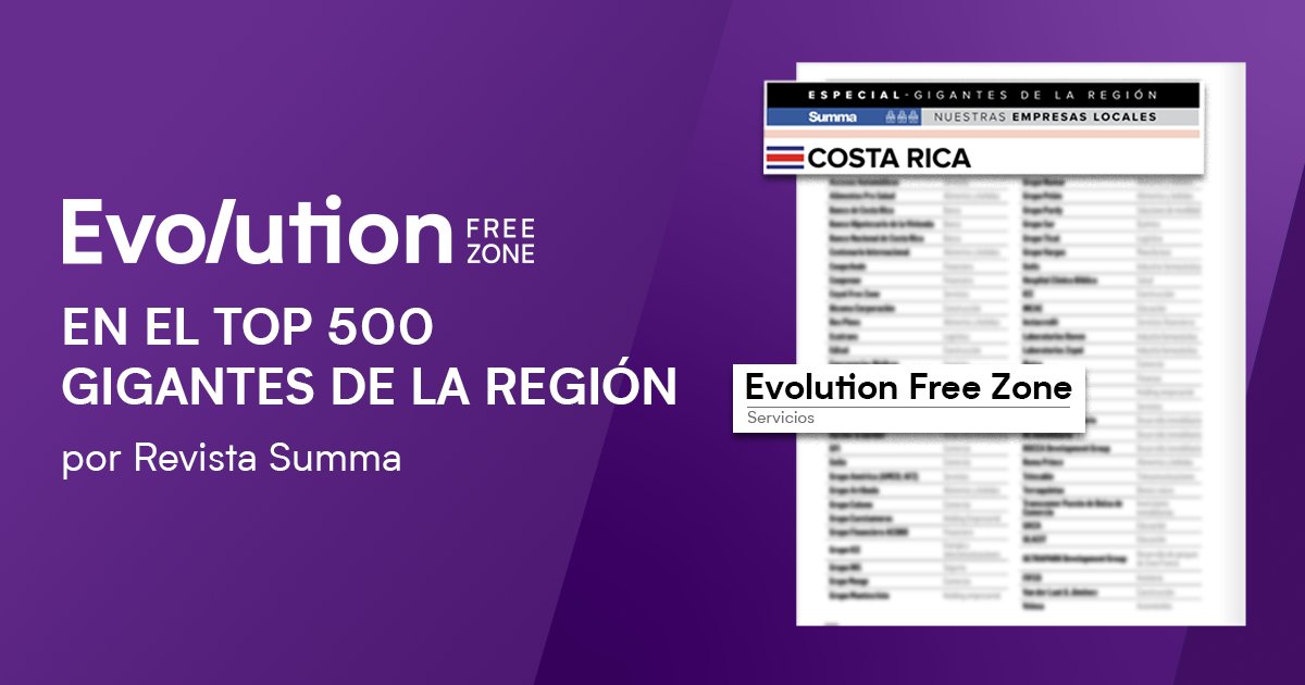 Nos enorgullece ser reconocidos en el Top 500 Gigantes de Centroamérica y República Dominicana por <a href="/RevistaSumma/">Revista Summa</a>.​

Esta distinción destaca a las organizaciones que impulsan la modernización, generan empleos de calidad y adoptan nuevas tecnologías como la analítica de datos,