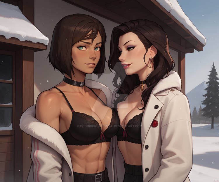 Ty Lee & Katara the Acrobat & Healer. And Friends. tweet media