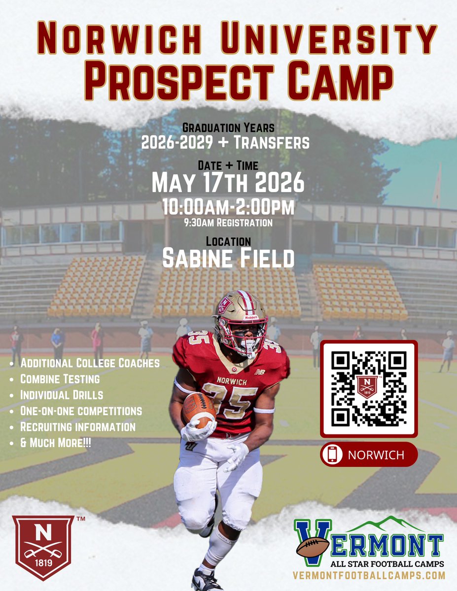 Vermont All-Star Football Camps tweet media