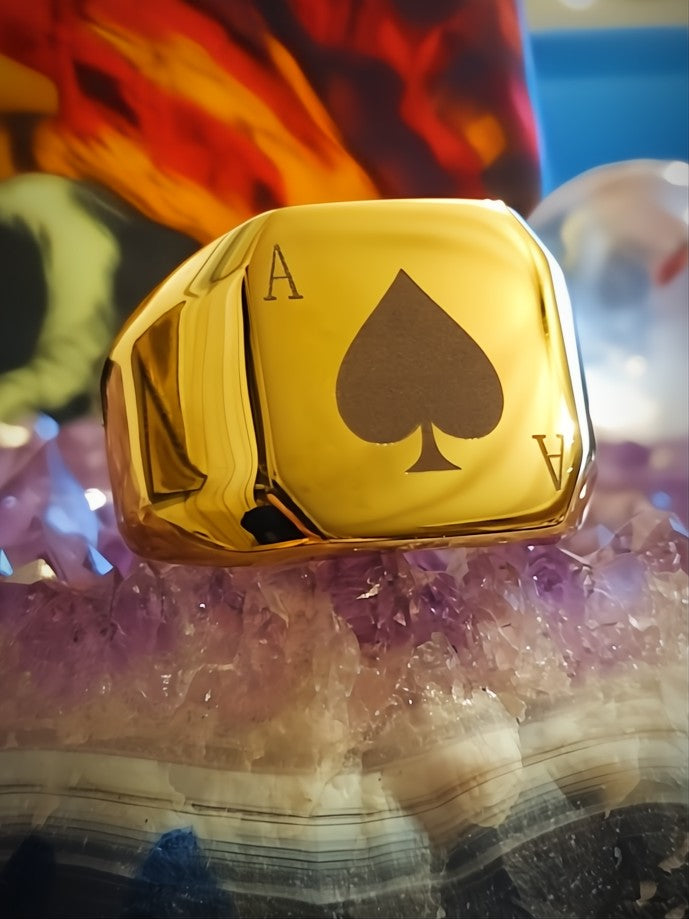 MinistryOvMagic's tweet photo. 🔮 The Lucky Ace: Command Luck, Master Life Spellbound Ring 
 ⛤ https://t.co/GRy6iAbMcU https://t.co/Kk4SbsezZe