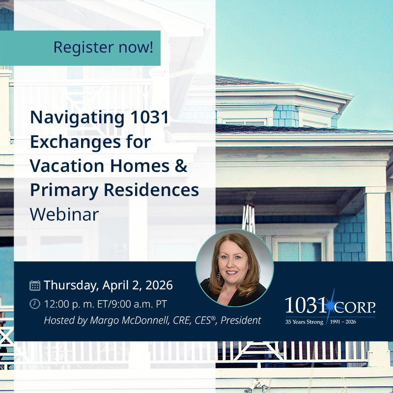 Thinking about selling your vacation home or primary residence? You might be leaving serious tax savings on the table.  

Join us on Thursday, April 2nd to learn how strategies like 1031 exchanges, capital gains exclusions, and smart reinvestment can help you align your next move